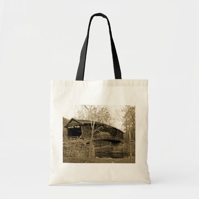 Covered Bridge Tote Bag (Front)