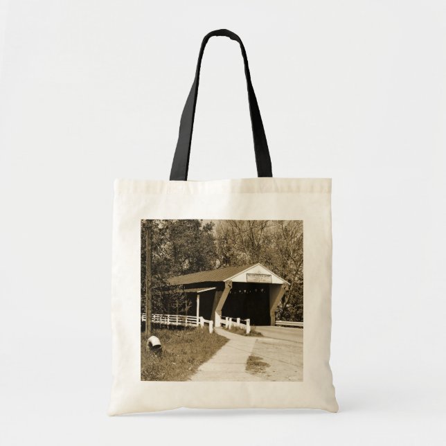 Covered Bridge Tote Bag (Front)