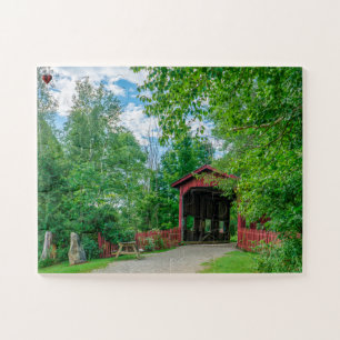 Covered Bridge Vermont Jigsaw Puzzle