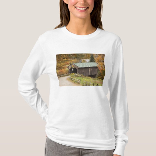 Covered bridge, Vermont, USA T-Shirt (Front)