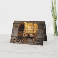 Covered Wagon Coal oil Lamps Western  Thank You Ca