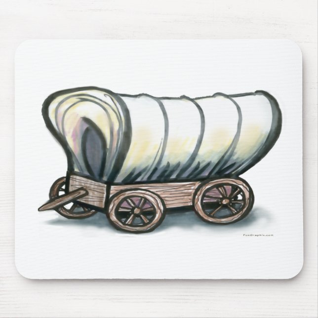 Covered Wagon Mouse Mat (Front)