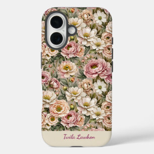 Covered With Old Roses iPhone 16 Case