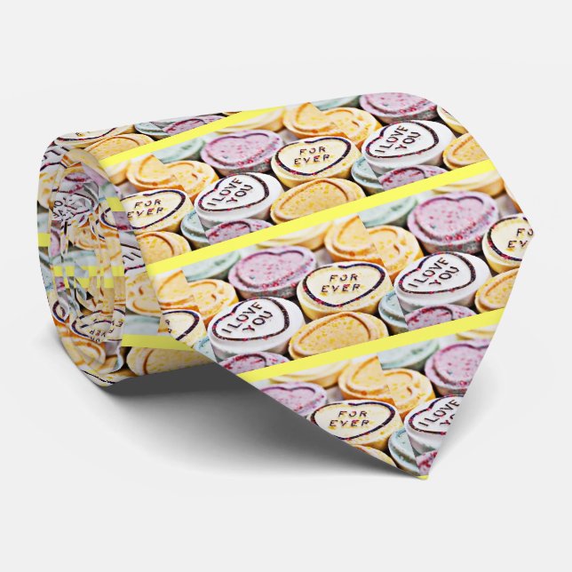 Coversation Hearts Tie (Rolled)