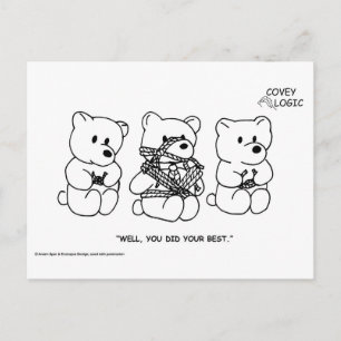 Covey Logic "Do Your Best" Postcard