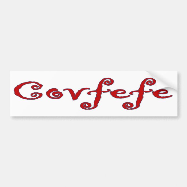 Covfefe Bumper Sticker (Front)