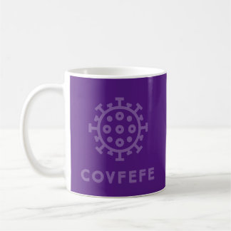 Covfefe (coronavirus) Purple Coffee Mug