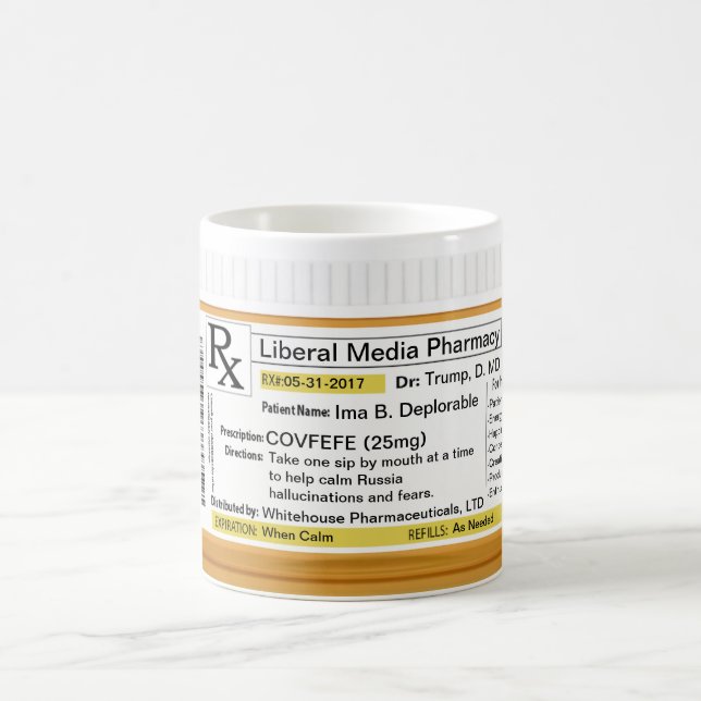 Covfefe Mug Prescription RX (Center)
