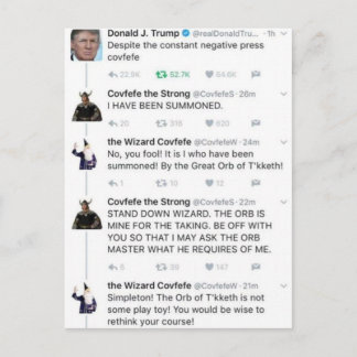 Covfefe Postcard
