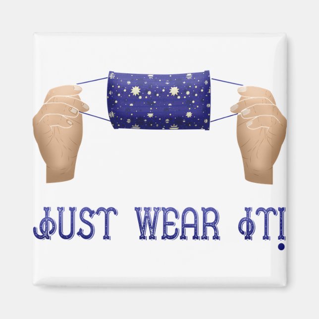 Covid19 prevention ! magnet (Front)