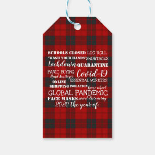 covid-19 2020 he year of lockdown face masks gift tags