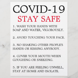 Covid-19 Advice Flyer