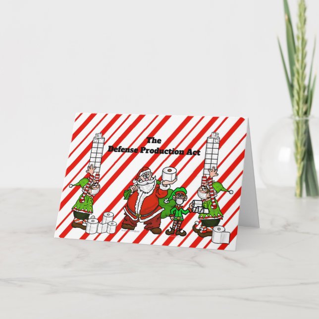 COVID-19 Defense Production Act Christmas Card (Front)