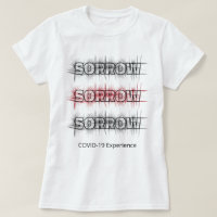 COVID-19 Experience, Black Red Virus Sorrow Custom