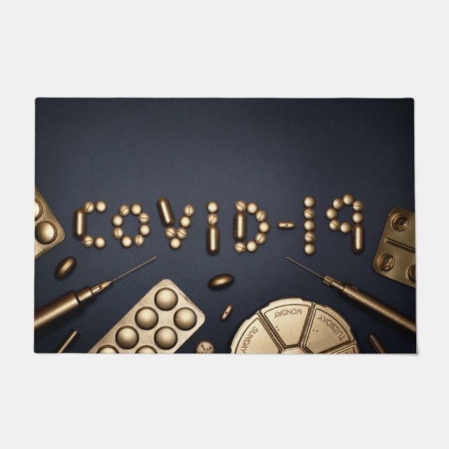 Covid-19 Floor Mat (Front)