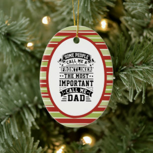 COVID 19 Frontliner Gift Some People Call Me Ceramic Tree Decoration