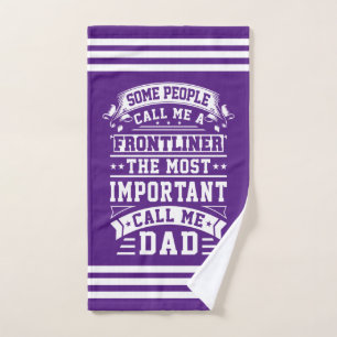 COVID 19 Frontliner Gift Some People Call Me Hand Towel