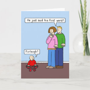 Covid 19 Furlough Humour Card