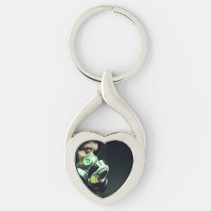 Covid 19 Gas Mask Key Ring