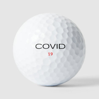 COVID 19 Golf Balls