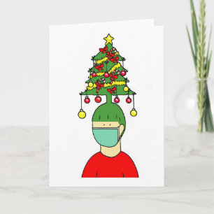 Covid 19 Happy Christmas Hairstylist Card