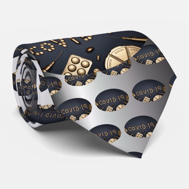 Covid-19 Tie (Rolled)