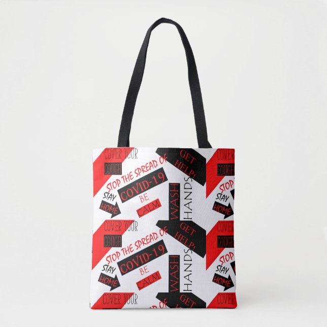 COVID-19 TOTE BAG (Front)