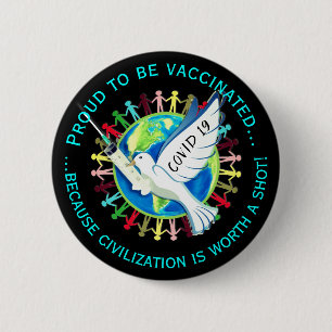 Covid 19 Vaccination Button