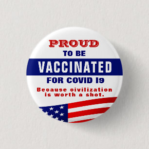 Covid 19 Vaccination Button