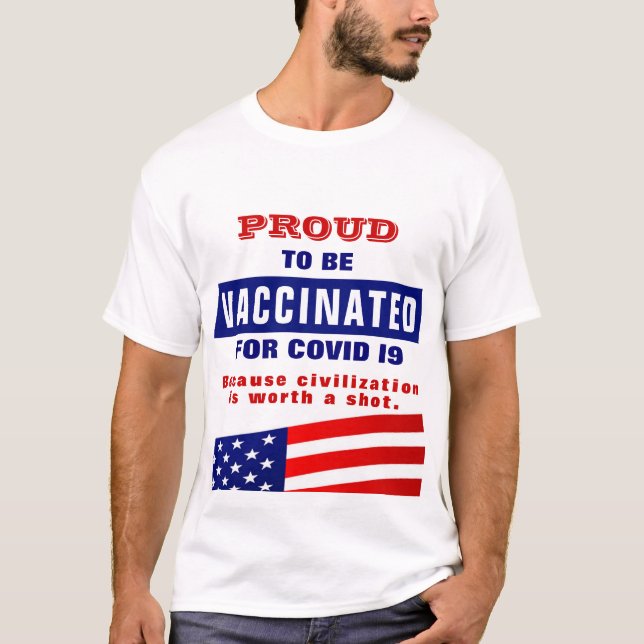 Covid 19 Vaccination  T-Shirt (Front)
