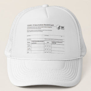 COVID 19 Vaccine Card Hat