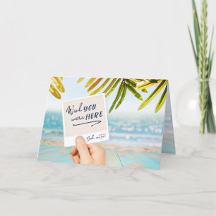 COVID-19, Wish You and I were BOTH Here Thank You Card