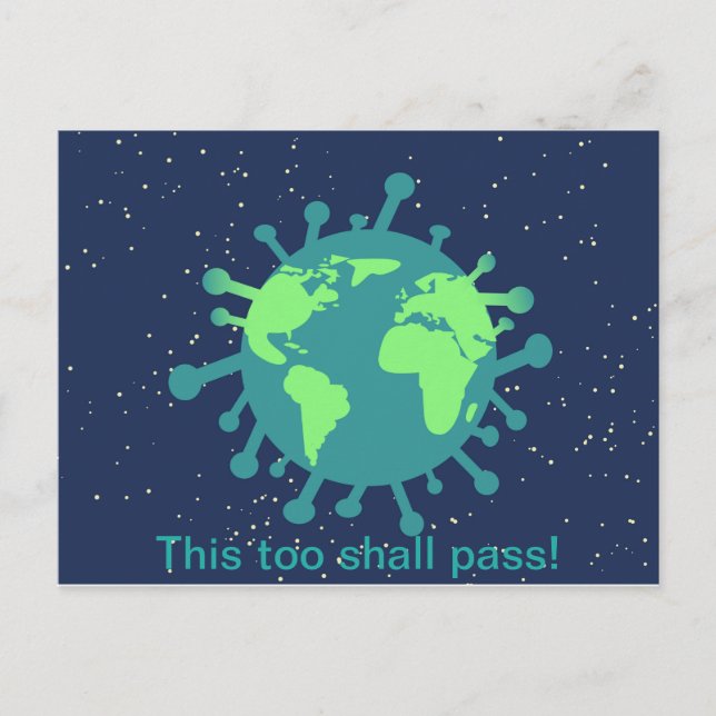 Covid 19 World Postcard (Front)