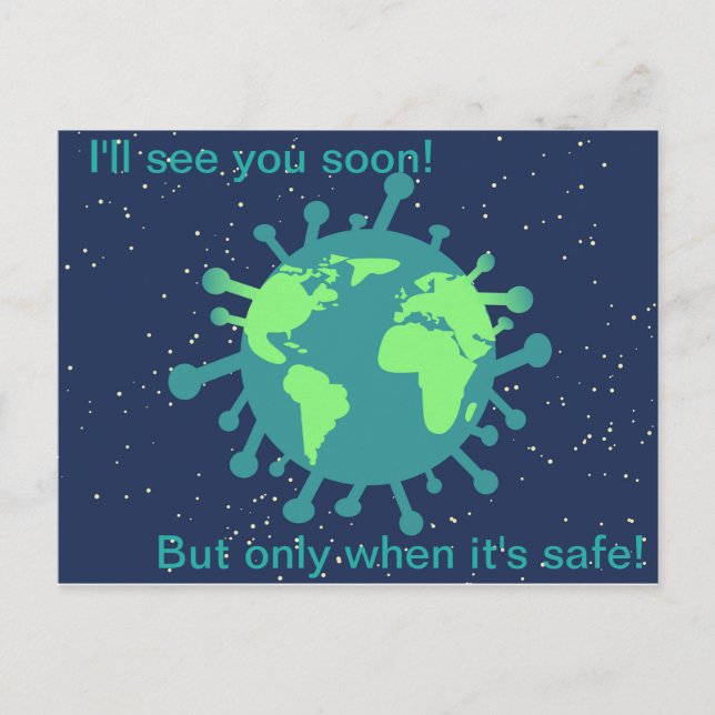 Covid 19 World Postcard (Front)