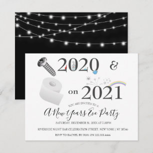 Covid   2021   New Years Eve Party Invitation