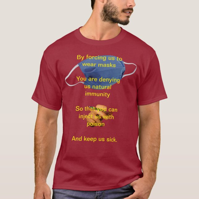 Covid Anti-mask T-Shirt (Front)