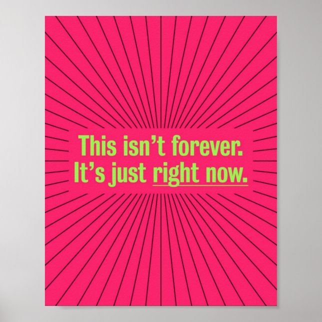 Covid Inspiration Positive Vibes Temporary Poster (Front)
