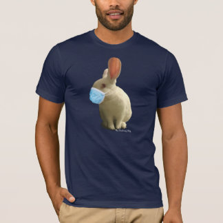 COVID Mask Bunny T-Shirt (Dark)