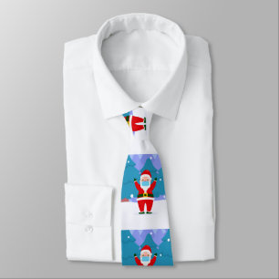 covid merry christmas face mask santa claus tie