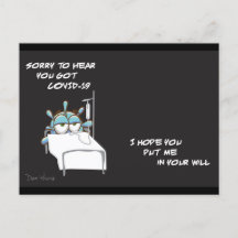 COVID Postcard #2 in a series by artist Dan Youra