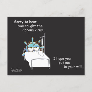 COVID Postcard #2 in CORONA series by Dan Youra