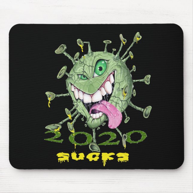 Covid sucks mouse mat (Front)