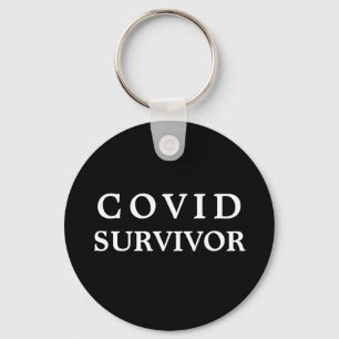 Covid Survivor - I Survived Covid-19 Virus Key Ring