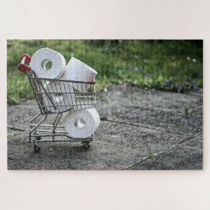 Covid Toilet Paper Shopping Jigsaw Puzzle