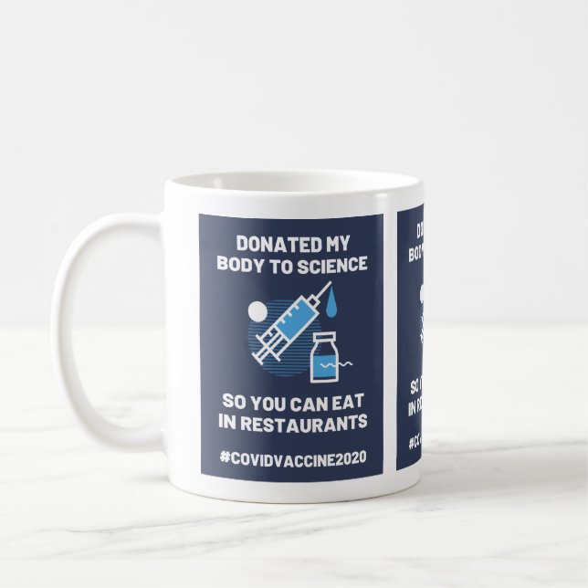 Covid Vaccine Mug (Left)
