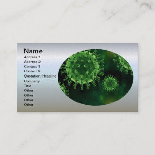 Covid Virus Biology Business Card