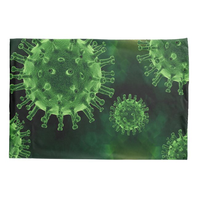 Covid Virus Biology Pillowcase (Back)
