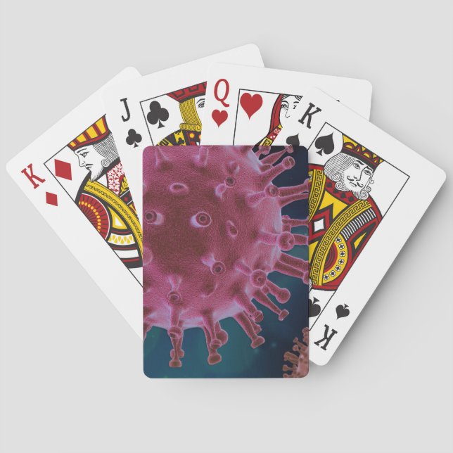 Covid Virus Biology Playing Cards (Back)