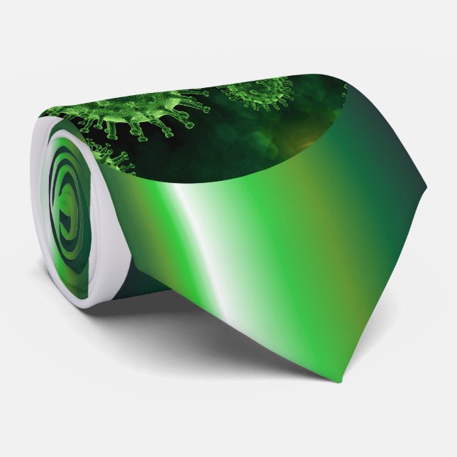 Covid Virus Biology Tie (Rolled)