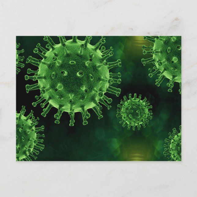 Covid Virus Pathogen Infection Postcard (Front)
